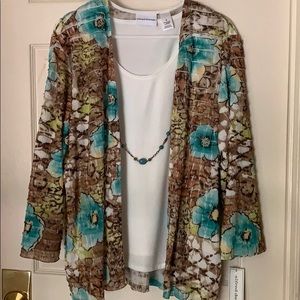 RUFFLE JACKET & TANK